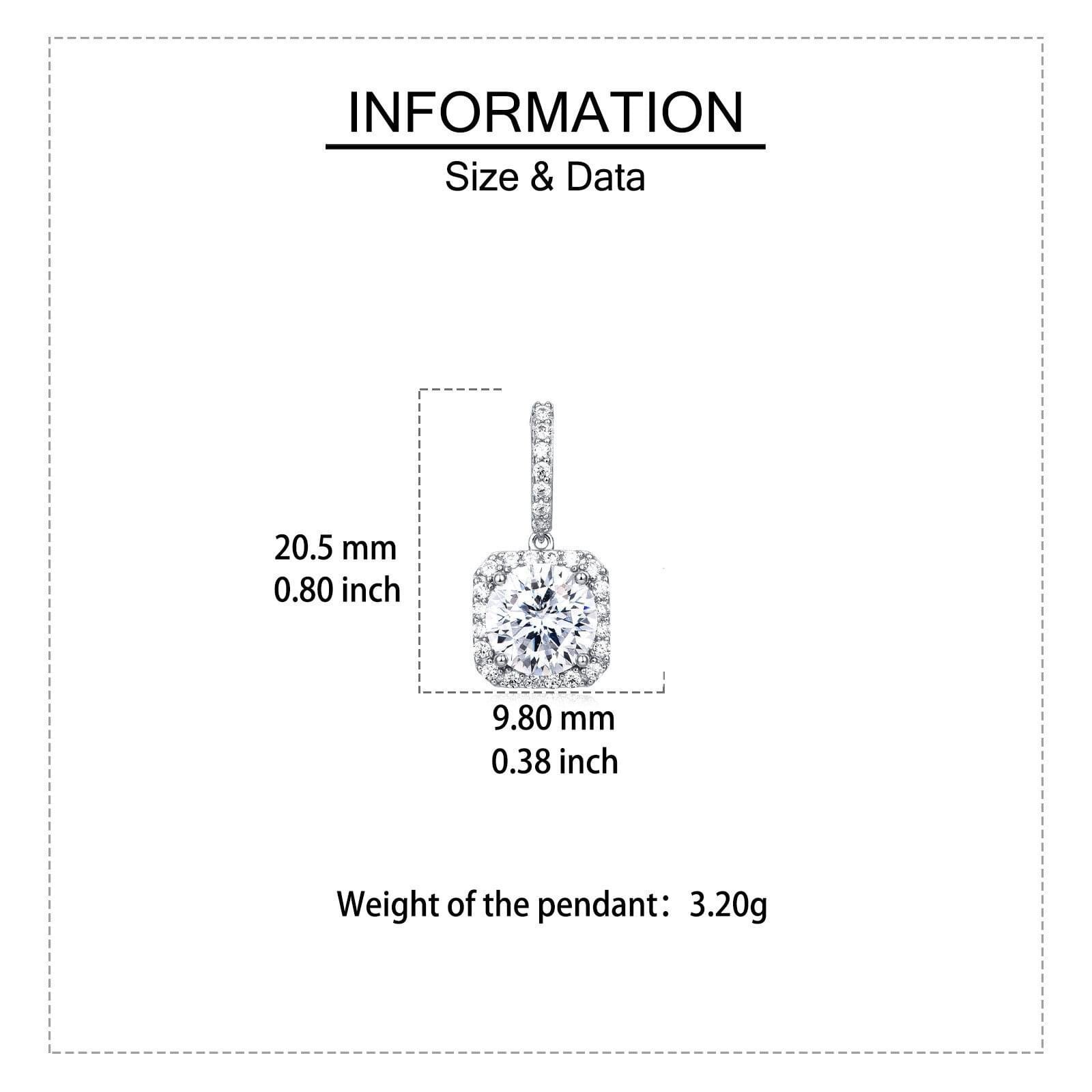 925 Sterling Silver Elegant Moissanite Halo Stud Earrings Wholesale In Plated with White Gold - Image 6